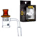 OPG - 25mm Flat Bottom 4mm W/ Directional Carb Cap & 2 Marble 6mm Banger Set - 14mm 90°