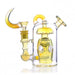 On Point Glass - 6" Crescent Moon Matrix Perc Water Pipe
