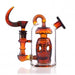 On Point Glass - 6" Crescent Moon Matrix Perc Water Pipe