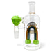 On Point Glass - 14mm Rainbow Candy Magic Ash Catcher On 90 Angle