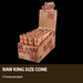 RAW Cone Rolling Papers - King Size