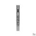White Rhino Black Glass Chillum With Silicone Cap