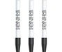 White Rhino White Ceramic Straw With Black Silicone Cap