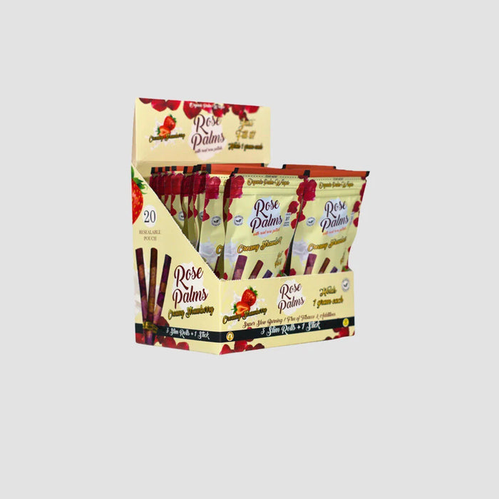 Rose Palms 3 Slim Rolls + 1 Stick