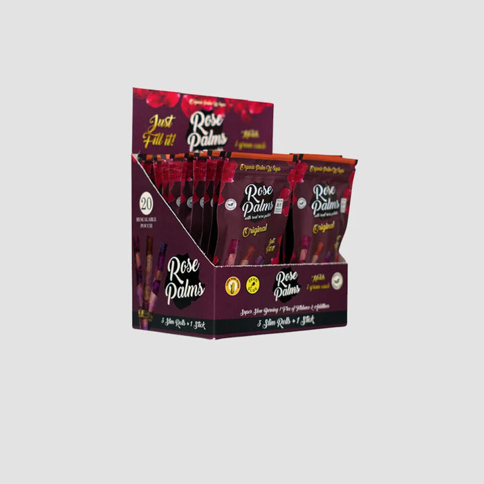 Rose Palms 3 Slim Rolls + 1 Stick