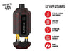 Wulf Mods RECON 4G 650mAh VV Dual Cartridge Vaporizer Battery
